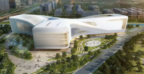 河南科技館建筑沙盤模型 河南科技館建筑沙盤模型